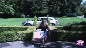 This Bald Chubby Guy Was Boring so She Went to Fuck the Guy with Hair