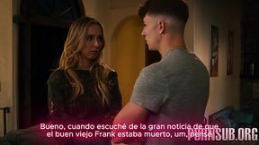 Latina MILF seduces and creampies her stepson