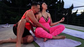 Dirty Yoga Teacher Fucks Student - Tommy Miller