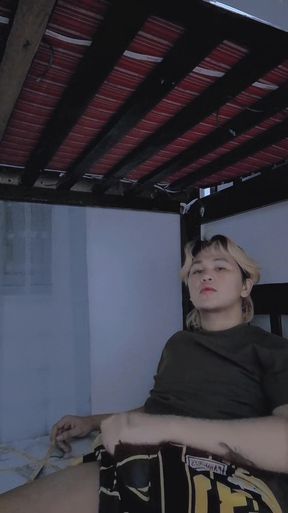 Filipino Twink Jerks off &amp; Explodes Hot Cum
