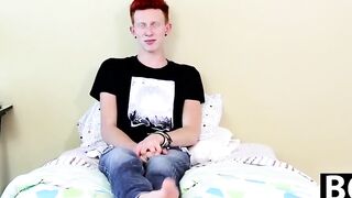 BoyObsession.com - Dylan Mermaid takes a break to stroke his cock for fans