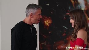 Brazzers - Hot Babe Paige Owens Double Penetrated By Two Older Men