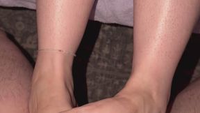 Cum for my new pedi!