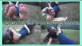Calling Footboy EliteFeetStreet To Clean My Dirty Forest-Trodden Soles