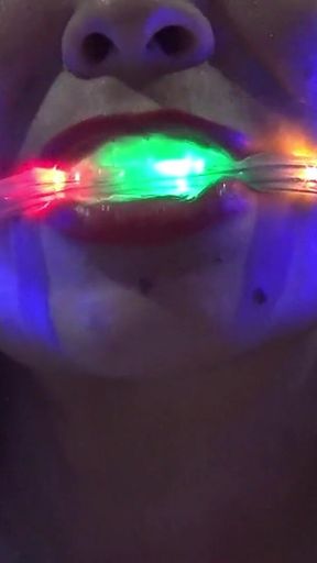 Amazing!! I Make a Deep Throat Super Long Christmas Lights Hose!!