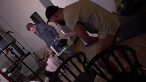 Double vaginal penetration in my flexible teen Alexa Flexy - hard anal fuck