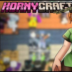 HornyCraft Minecraft Parody Hentai game PornPlay Ep.33 the witch sucks Steve huge cock while he talks to Alex