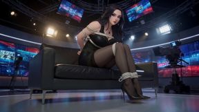 SHORT VERSION A Elena on Live TV Bound Gagged Exposed to Thousands