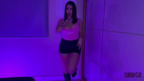 Naughty Girl with Big Ass Teasing and Showing off