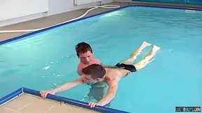 Jon Martin, Kyle Martin And Jon Janes - Bareback Swimming Lesson