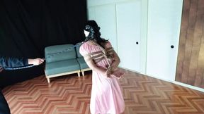 A Girl Is Restrained by a Man Who Suddenly Visits Her, Humiliated and Played with by a Vibrator