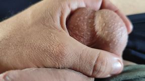 Homemade Stimulator Shoots Electric Shock in the Glans.