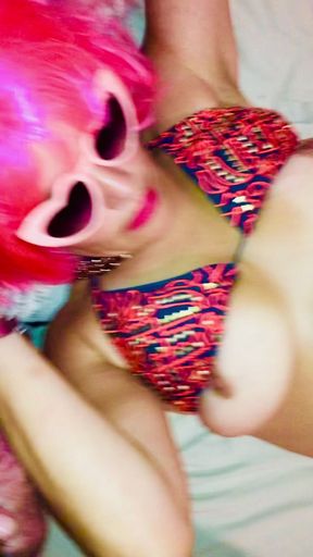 Pink Wig Space Sucking