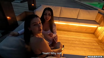 French neighbors swap wives for loud villa sex party