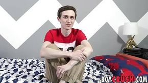 Twink Jacob Jones interviewed before swallowing schlong 69