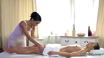 Hot lesbian oil erotic massage