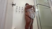 Ebony SSBBW Shower behind the scenes (LAX Hilton)