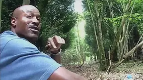 Keeping her company in the woods