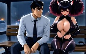 Pussygirl Wants Love and Sex. Hentai Anime Cartoon. Ai Animation