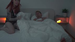 i creampied my step mom in shared bed after she fought with dad!