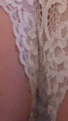 Nice Close up Femboy Ass in Lingerie