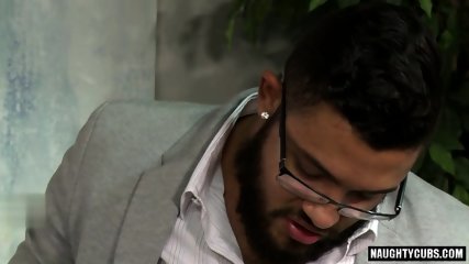 Latin gay oral sex with facial