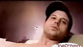 ”Straight guy squirts huge fountain of cum jerking off”