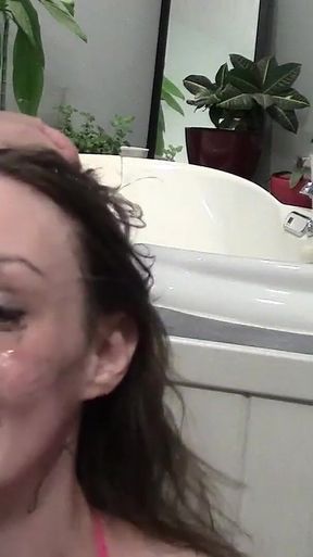 Vanessa Hastings Rough Face Fucking with Facial