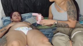 I go to the massage appointment, the girl says I have to put on a diaper and I fart a lot of smelly farts and she is surprised and then I run to the bathroom because in my diaper farts much
