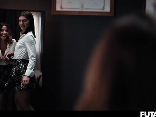 Harry Potter Bang Academy - Hawt Lalin girl Summons Magic Large Shemale hentai Wang on Her Witch Transgender Girlfriend
