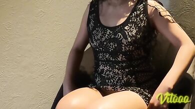 Hot Latina With Big Ass In Tight Dress Romantic Sex Filled With Dedos