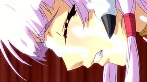 Big boobed hentai Princess knows how to suck a dick