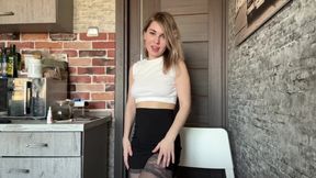 Secretary Takes off Her Office Uniform and Starts Hot Games