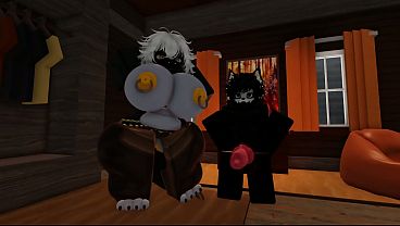 Fucking a giant kobold slut in Roblox~