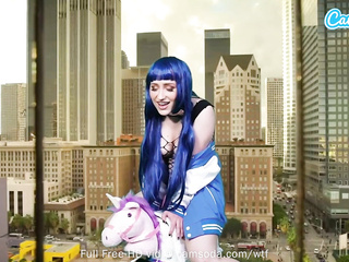 ”Camsoda - Lizzie Love Cosplay As Hinata Hyuga - Naruto - Masturbates On Sybian”