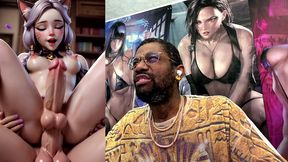 perky nipple naughty talking transgender furry girl gets ass fucked, ai generated
