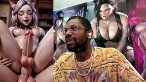 perky nipple naughty talking transgender furry girl gets ass fucked, ai generated