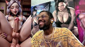 perky nipple naughty talking transgender furry girl gets ass fucked, ai generated