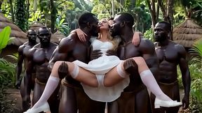 the best #208 naughty (((( petite blonde   part 2   )))) hot wife in the african sex village! stretched gaped wrecked brazilian girls gangbang creampie amateur big pussy anal big dick [ai generated]