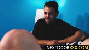 NextDoorXXX.com - Scott Finn can't resist fucking Dante Colle after nude slip
