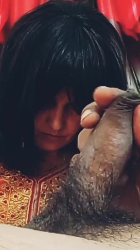 Powerful moment from &quot;Young Single Milf Does Her Very First BBC Porn&quot;