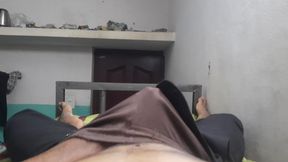 Hot six pack boy masterbating in the room