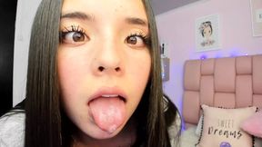 Beautiful Colombian teen takes on many men as a nympho whore