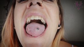 Summers sexy mouth talk tour and pop rocks: Mouth Tour, Teeth, Tongue, Extreme Closeup, Uvula- 4k