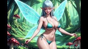 Hot Fairy Women in Forest, Ai Animation