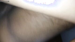 cameltoe vagina 18 yo ride BBC while squirting all over the