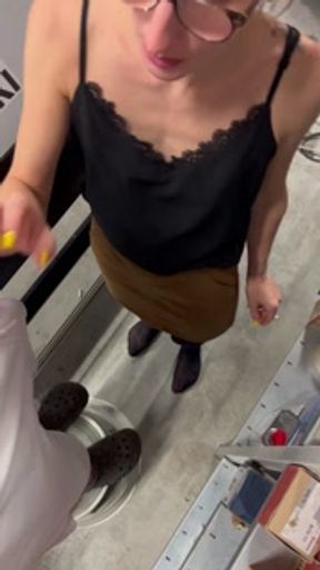 I join my boyfriend in the garage because I wanted to suck him