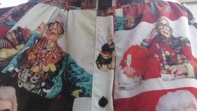 Big diaper to be filled completely with pee in a garden. Do you want to smell it with me?