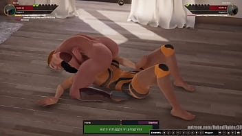 Horie VS Sherlinn (Naked Fighter 3D)