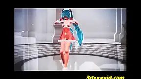 Blue-Haired Anime Cutie Celebrates Valentine’s Day With Steamy Toon Action